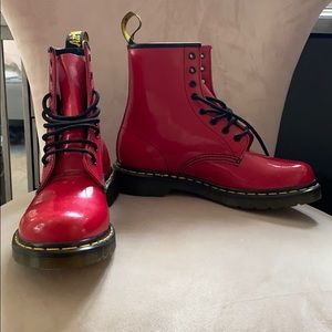 Limited Edition Red Glossy Doc Martens